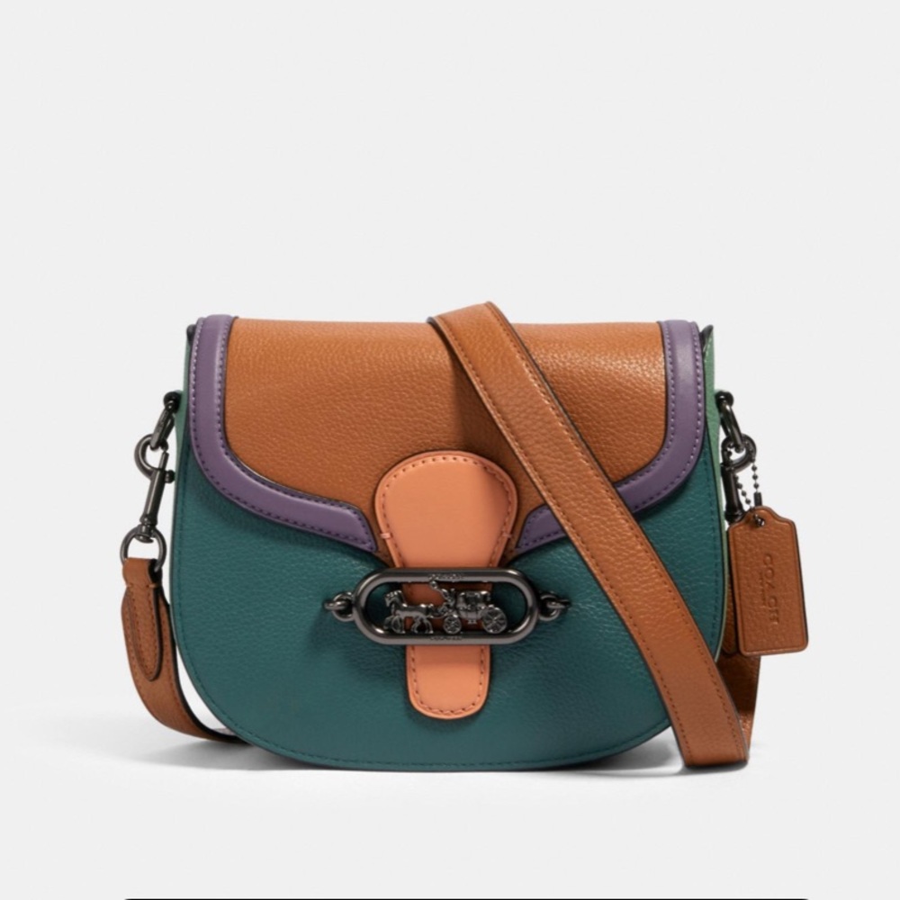 Jade Chain Crossbody In Colorblock